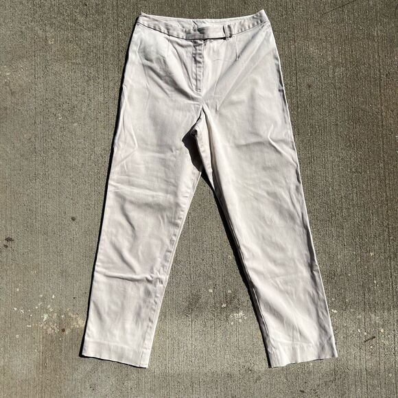 Vintage Pendleton Dress Pants Womens Size 8 Khaki No Back Pockets Cotton 90s - Picture 1 of 10